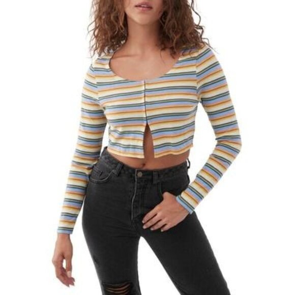 NWT Raissa Stripe Cardigan Top, X- Small - Picture 9 of 9
